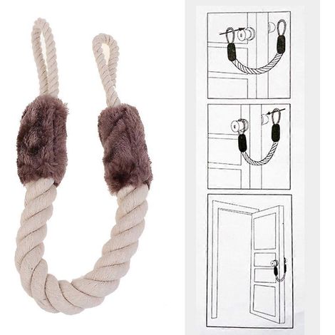 Butée décorative antibruit élégante pour porte à tirer/pousser (1/4)