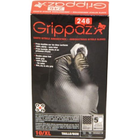 Gant à usage unique Grippaz® 246A (boîte de 50) - 10/XL - GRIPPAZ