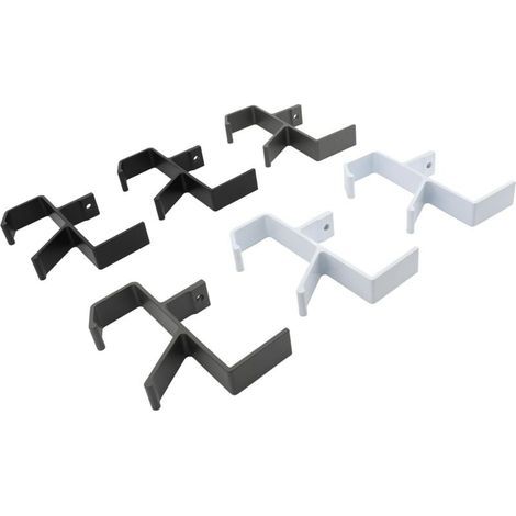 pezzi Gancio per ghirlande in metallo 2 in 1, senza fori, gancio multifunzionale per appendere ghirlande in soggiorno, camera da letto, ufficio, ghirlande con design a camino (1/4)