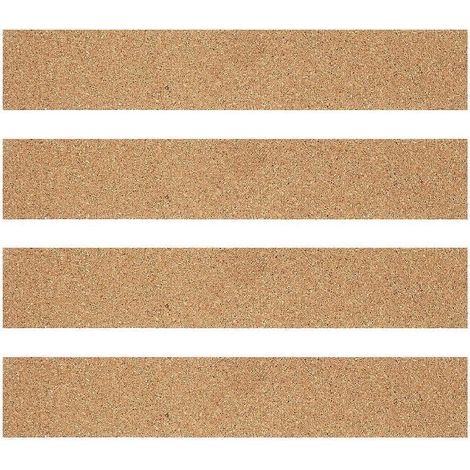 4 bandes de liège autocollantes pour tableau d'affichage-30X5X0.6CM (1/3)