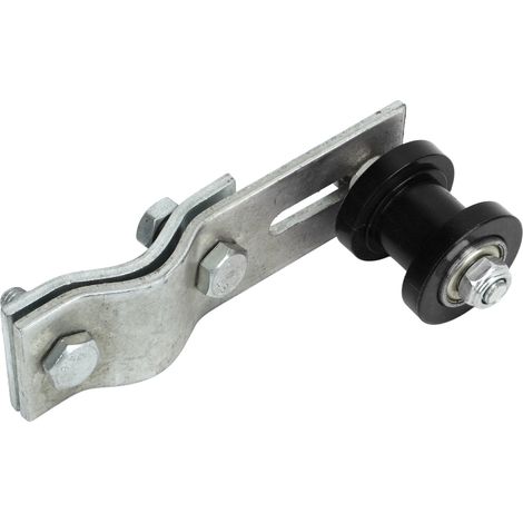Tendeur de chaîne robuste, galet guide réglable pour moteur bicyclette 49cc 66cc 80cc, noir (1/5)