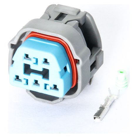 Le connecteur domestique 6189-0618 convient aux fiches de faisceau de câblage de pompe à carburant automobile (DJ7051-2.2-21). (1/4)