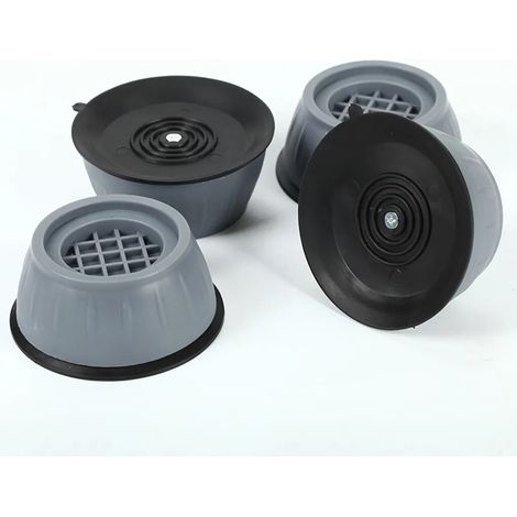 Pcs Plastique Anti-Vibration Pads Machine à Laver Pieds Pads Universel Antidérapant Antichoc Pads (1/5)