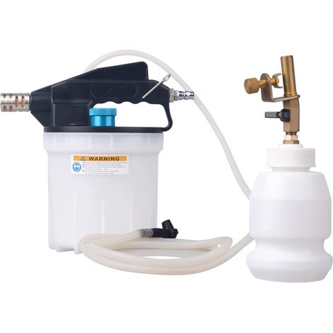 Kit di spurgo freni pneumatici, kit di spurgo freni a vuoto da 2 litri con flacone di riempimento da 1 litro, adatto alla maggior parte dei sistemi frenanti standard e ABS per auto e camion. (1/5)