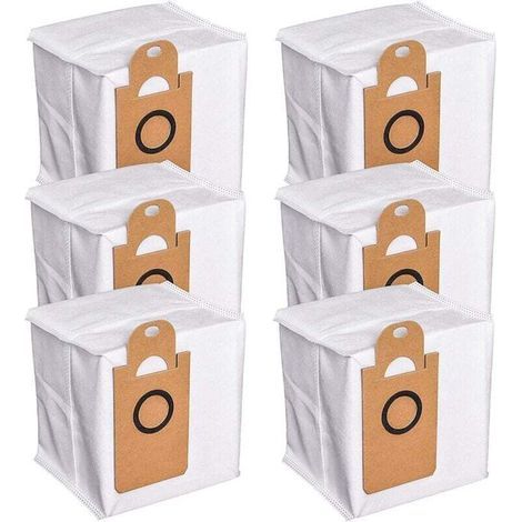 Confezione da 6 sacchetti antipolvere impermeabili di grande capacità compatibili con Proscenic M7 Pro M7 Max M8 PRO per Neabot NoMo N1+ N1 Plus N2 (1/4)