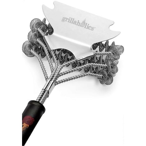 Filiyano-【NX】Brosse pour barbecue compatible avec les barbecues d'extérieur – Brosse de barbecue sans poils sûre avec grattoir intégré – Accessoire de (1/5)