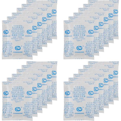 30 Silicagel-Beutel à 10 g, Anti-Feuchtigkeits-Beutel, Silicagel-Entfeuchter-Beutel, Silicagel-Feuchtigkeitsabsorber-Beutel für Kleidung, Elektronik, Lebensmittel und Schmuck