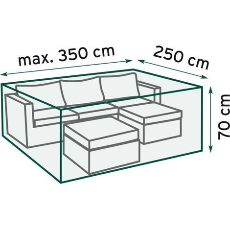 TrendLine Schutzhülle Exclusive Lounge 350x250x70 cm Abdeckung Gartenmöbel