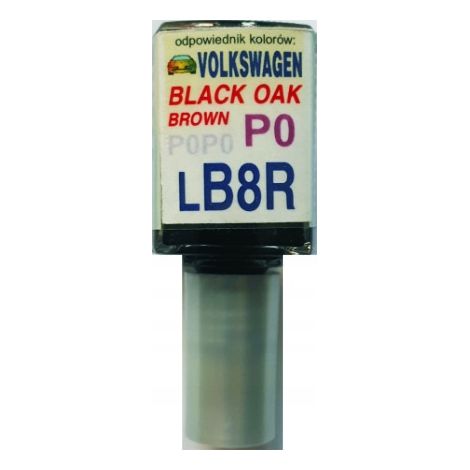 Reparación de arañazos en pintura para coche VW LB8R negro OAK marrón 10 ML arasystem (1/5)