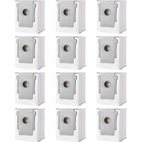 12er-Pack Ersatzbeutel kompatibel für iRobot i7 i7+ / i7 Plus E5 E6 E7 S9, Roomba i7 Staubsaugerzubehör, für Clean Base Staubsauger H226 (1/5)