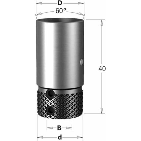 360.301.00 MANDRIL DE PERFORACIÓN MASTERW/FELDER B=10 D=20/19,5 L=40 RH - LH