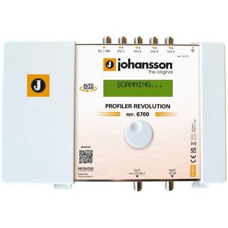 Amplificateur à filtre 5G LTE terrestre programmable 5 entrées BI+FM, 4 x VHF-UHF, plus de 50 Canaux, AGC / Téléalimentation 12-24 V