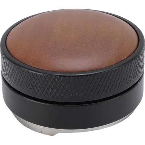 Prensador de Café Ergonómico de Madera de Nogal y Acero Inoxidable 58mm, Peso Equilibrado para Extracción Uniforme – Ideal para Baristas y Hogar (1/5)