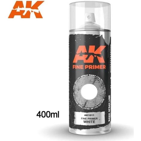 Primaire en bombe - AK - AK1011 - Blanc - 400 ml - Spray fin (1/2)