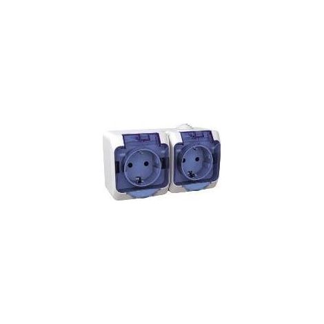Schneider Electric Socket 2PL Cedar Plus Transparent