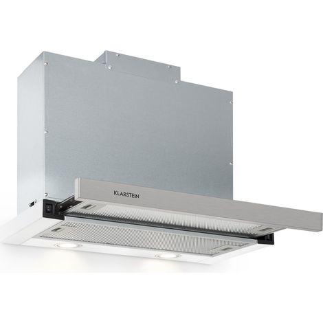 Mariana 60 Flachschirmhaube 500 m³/h Abluft LED weiß (1/5)
