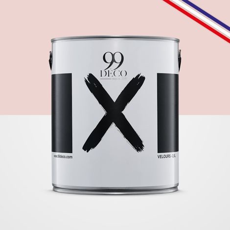 Peinture Mur Velours - Rose Bonbon - Interieur - 2,5l (1/5)