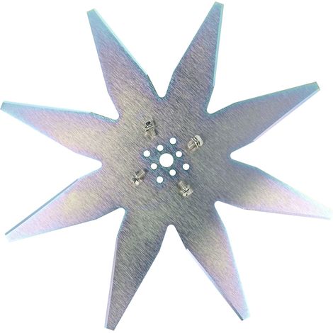 vhbw Lama di ricambio (8 stell) compatibile con Ambrogio Twenty 4,0, 25, L35 tagliaerba - grigio, in acciaio (1/4)