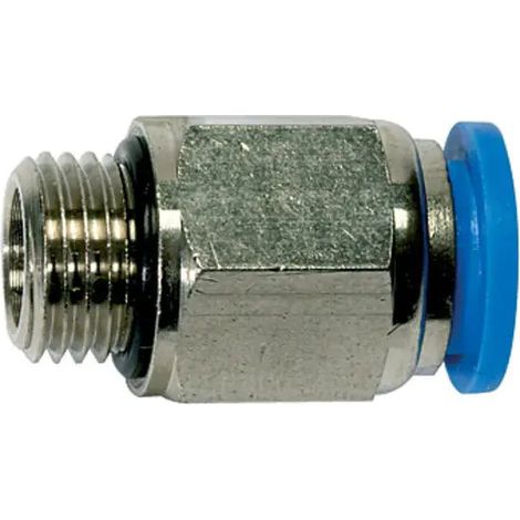 [NEUWERTIG] B-Ware Riegler Steckverschraubung Schnellverbinder Gerade Blaue Serie Schlauch 8 Mm