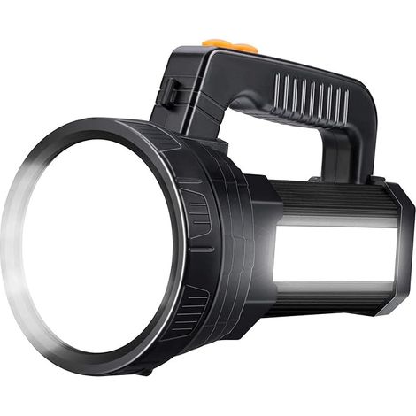 Lampe de Poche LED Super Lumineuse Rechargeable 4050 Lumens 10000mAH avec 6 Modes d'éclairage, Longue Portée Lanterne Lampe Torche Étanche pour Urgence Camping Randonnée Chasse (1/5)