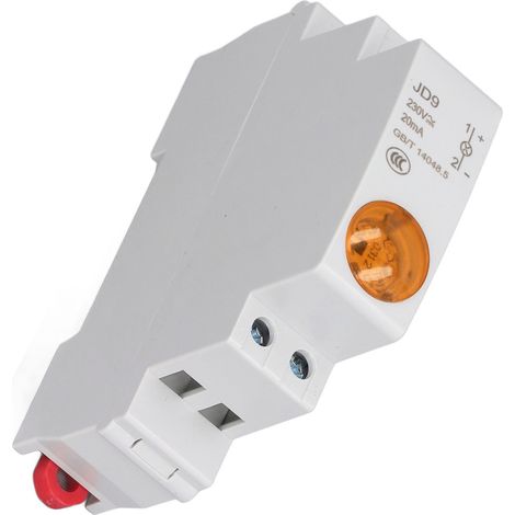 Type d'indication de Signal de Circuit lumineux de indicateur LED de Rail DIN pour la bote de Distribution AC DC 230V