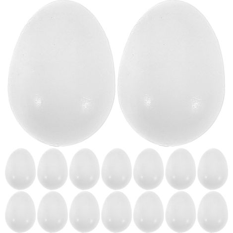 24 œufs factices pour oiseaux : nids réalistes en plastique – œufs d’entraînement pour perroquets et calopsittes – fournitures pour volières et élevage d’oiseaux. (1/5)