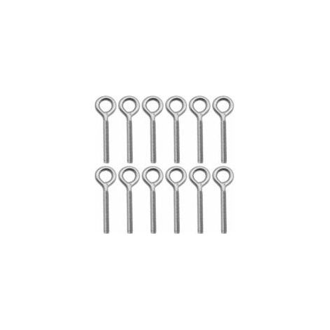 Satz mit 12 M8-Ösenschrauben aus Edelstahl 304, Einschraubringschrauben für Gartenschaukeln (1/5)