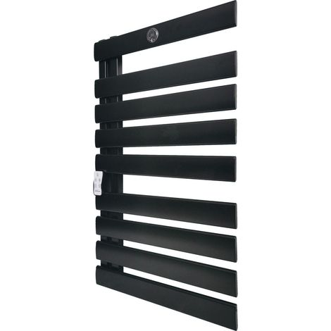Purline – Sèche-serviette électrique mural aluminium 500W – WiFi et écran LED – Protection IP24 – Design minimaliste et léger 4kg