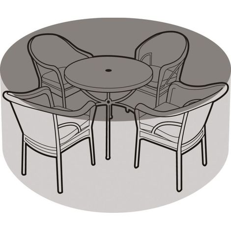 4-6 Seater Round Table & Chairs Cover - Super Tough - W1196 (1/3)