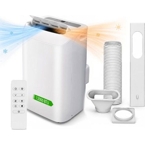 Climatiseur Mobile Réversible - 12000 Btu - Chaud & Froid