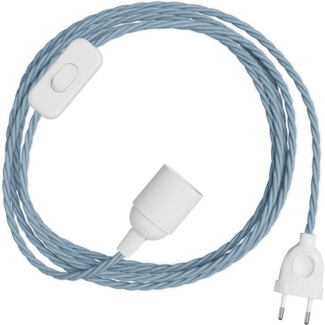 Creative Cables - SnakeBis Twisted - Verkabelung mit Lampenfassung und geflochtenem Textilkabel (1/2)