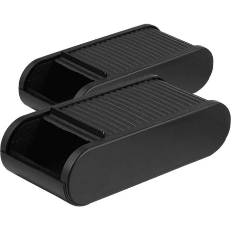 Set aus zwei Auto-Aufbewahrungsboxen, verstellbare Aufbewahrungsbox – schwarz