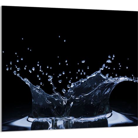 Panneau de verre POUR la cuisine 65x60 Eau (1/5)