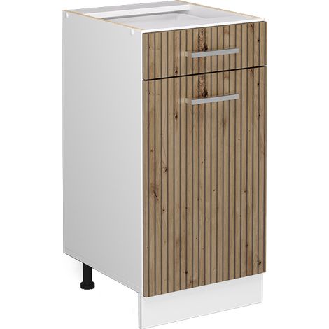 Küchenunterschrank R-Line, Artisan-Eiche, 40 cm ohne Arbeitsplatte, Vicco (1/5)