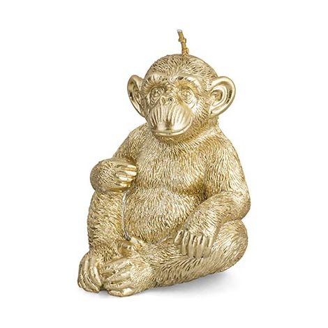 Tono Su Tono Candela Scimmietta H 90 Mm Oro