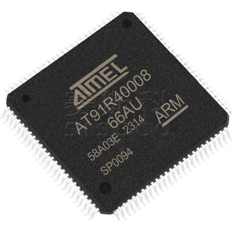 Electronic components AT91R40008-66AU AT91SAM7S64C-AU (5 units)