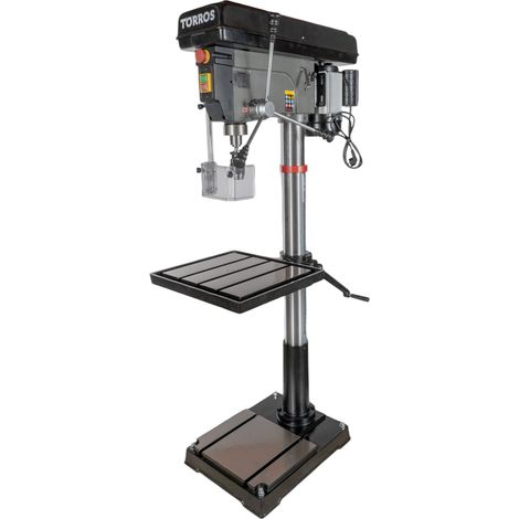 Torros – Perceuse à colonne professionnelle 1,5 kW – Ø 32 mm – 12 vitesses 120-3480 rpm – Raccord CM4 – DF34M