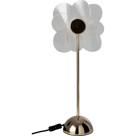 Lampe à Poser Design à LED "Fleur" 50cm Doré (1/5)
