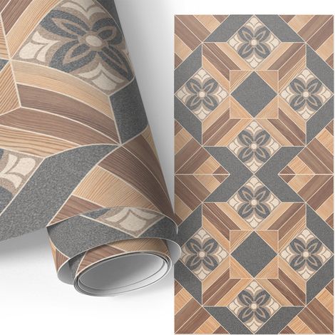 Klebefolie für Möbel - Möbelfolie - Selbstklebefolie - Küche folieren - Schrank folieren - Tischfolie - Geometrische Ornamente 75x150 cm