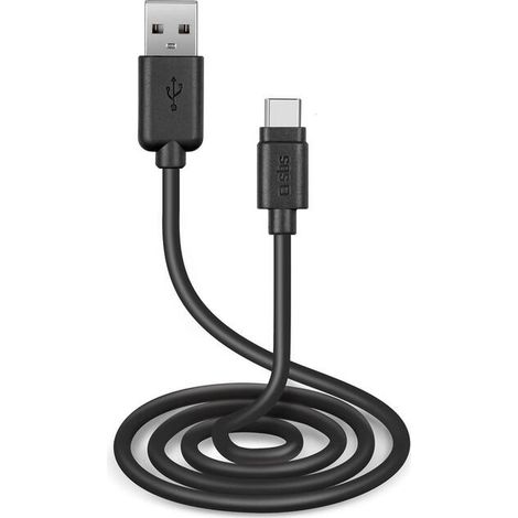 Cable USB-A - USB-C de 3 m - negro (1/3)