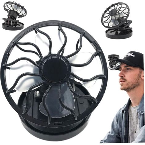 Ventilatore a clip Toivize 2800 RPM Mini ventilatore rotondo a energia solare Ventilatore portatile a risparmio energetico per interni auto, azione (1/5)