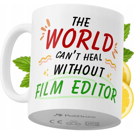 Lustige Kaffeetasse mit witzigem Textdesign für Filmeditoren – ideal für Geburtstage, Namenstage und Feiertage. Hochwertige Tasse für besondere Anlässe im Büro oder Homeoffice. Farbe: Weiß, 330 ml.