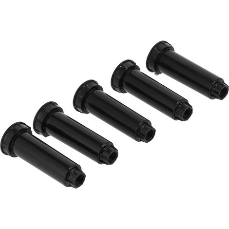 Lot de 5 têtes d'arrosage à diffuseur enterré à filetage interne 4 points pour l'irrigation des pelouses, jardins et terrains de sport, têtes d'arrosage relevables, structure aléatoire. (1/5)