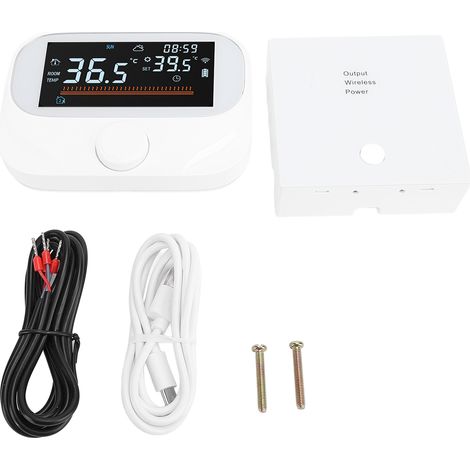 Thermostat Programmable sans fil pour la maison, LCD, application intelligente, commande vocale, chaudière à gaz, contrôleur de température ambiante, Tuya (1/5)