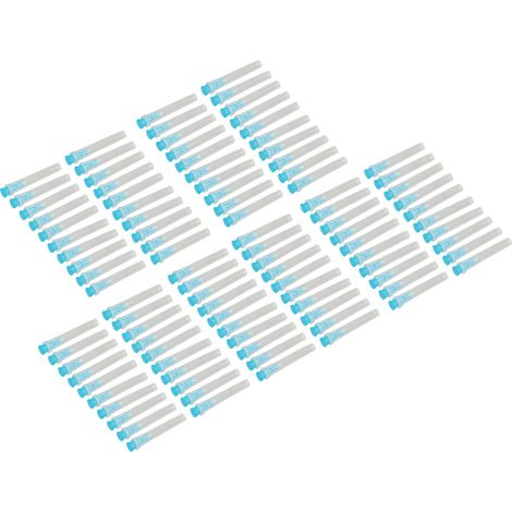 100 pièces Aiguilles d'irrigation endodontiques stériles 23G, embouts latéraux uniques pour seringues endodontiques jetables (1/5)