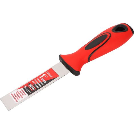 Grattoir à mastic flexible en acier inoxydable, 2,5 cm (1 po), pour la réparation des joints de cloisons sèches, le remplissage du papier peint et le grattage du plâtre.