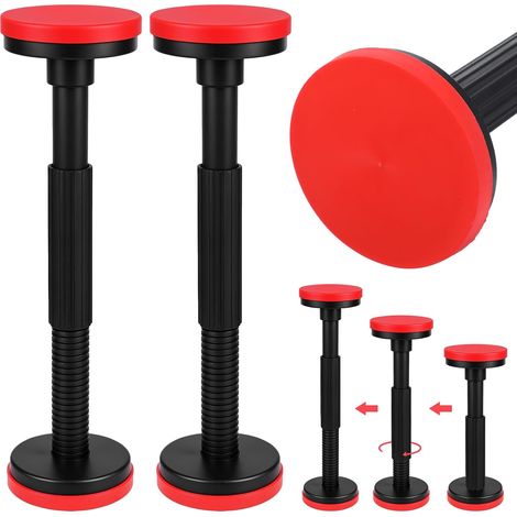 Set di 2 aste di supporto regolabili per l'installazione di mobili, da 18 a 44 cm, con cuscinetti antiscivolo. (1/5)