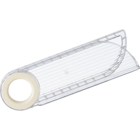 Porte-cintres mural fixable versatile sans perçage, organizer étagère support pour cintres, étagère de rangement pour cintres ABS+PET, étagère porte-cintres mural de 300g, pour chambre salle de séjour (1/5)