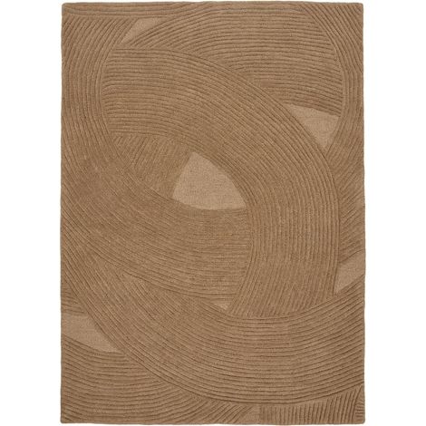 Rikke tapis 160x230cm tissé à la main brun. (1/5)