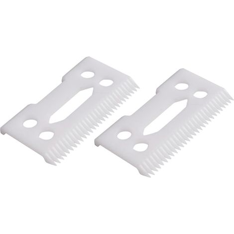 Nouvelles lames de tondeuse en céramique de zircone (2 pièces, 28 dents) pour tondeuse Wahl Senior (1/4)